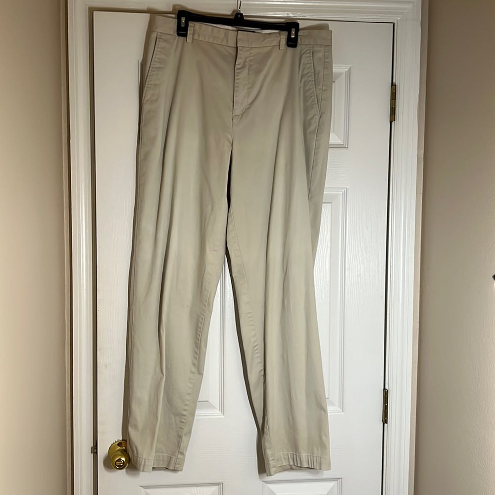 ADIDAS stretch chino tan kahki lightweight 36x36